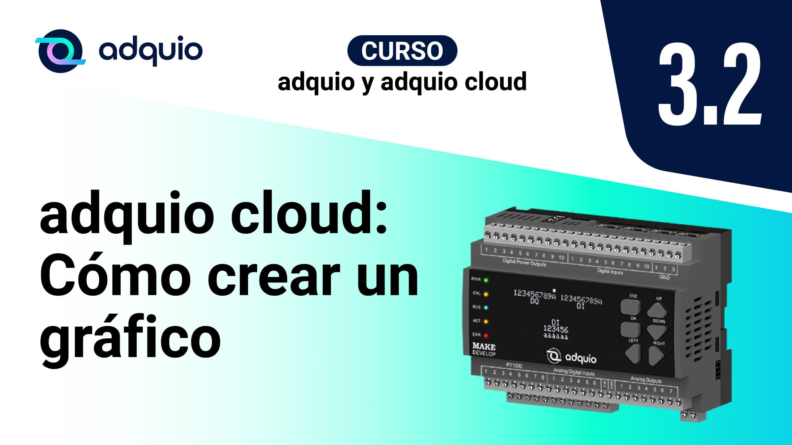 Curso Adquio cloud: Como crear un gráfico