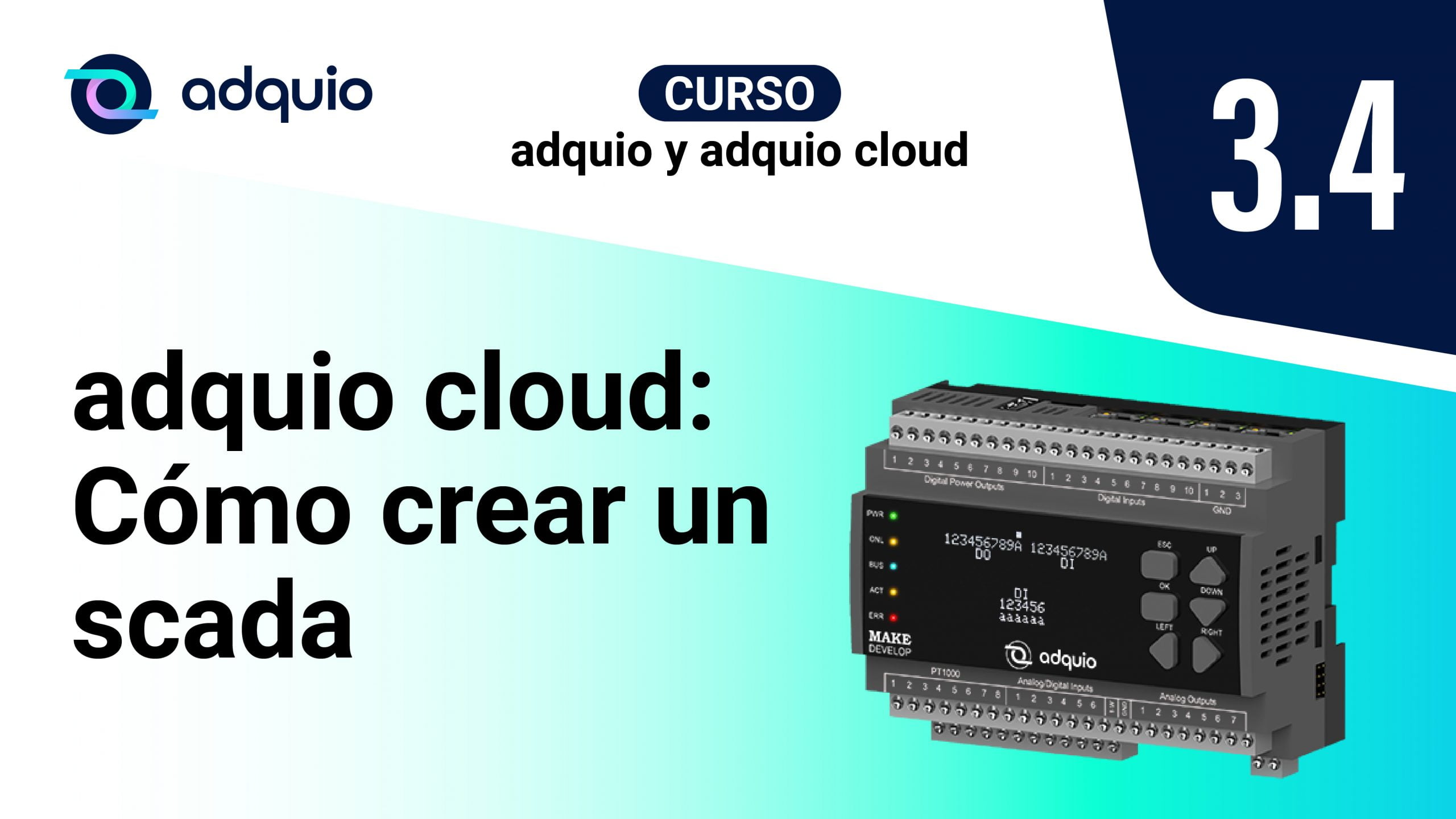 curso adquio cloud: Cómo crear un scada