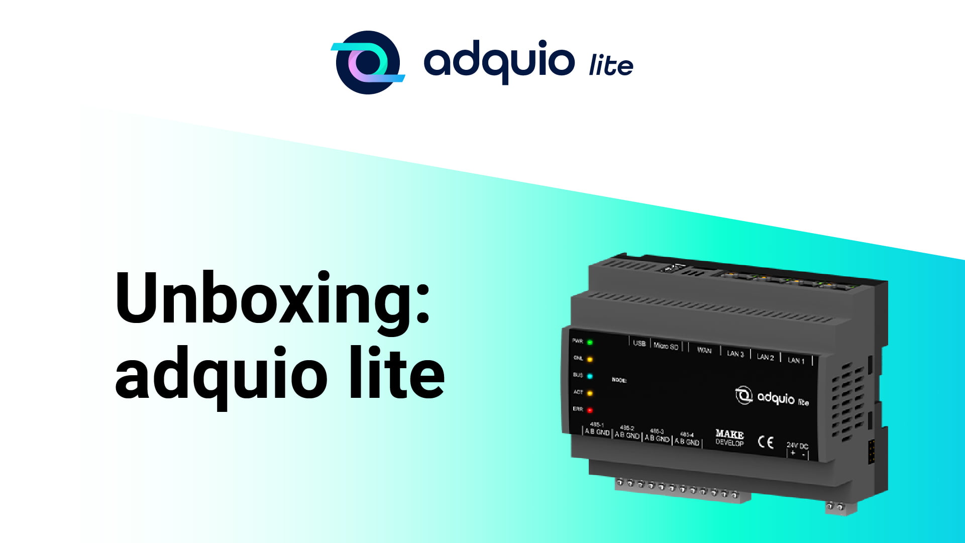 Unboxing Adquio Lite