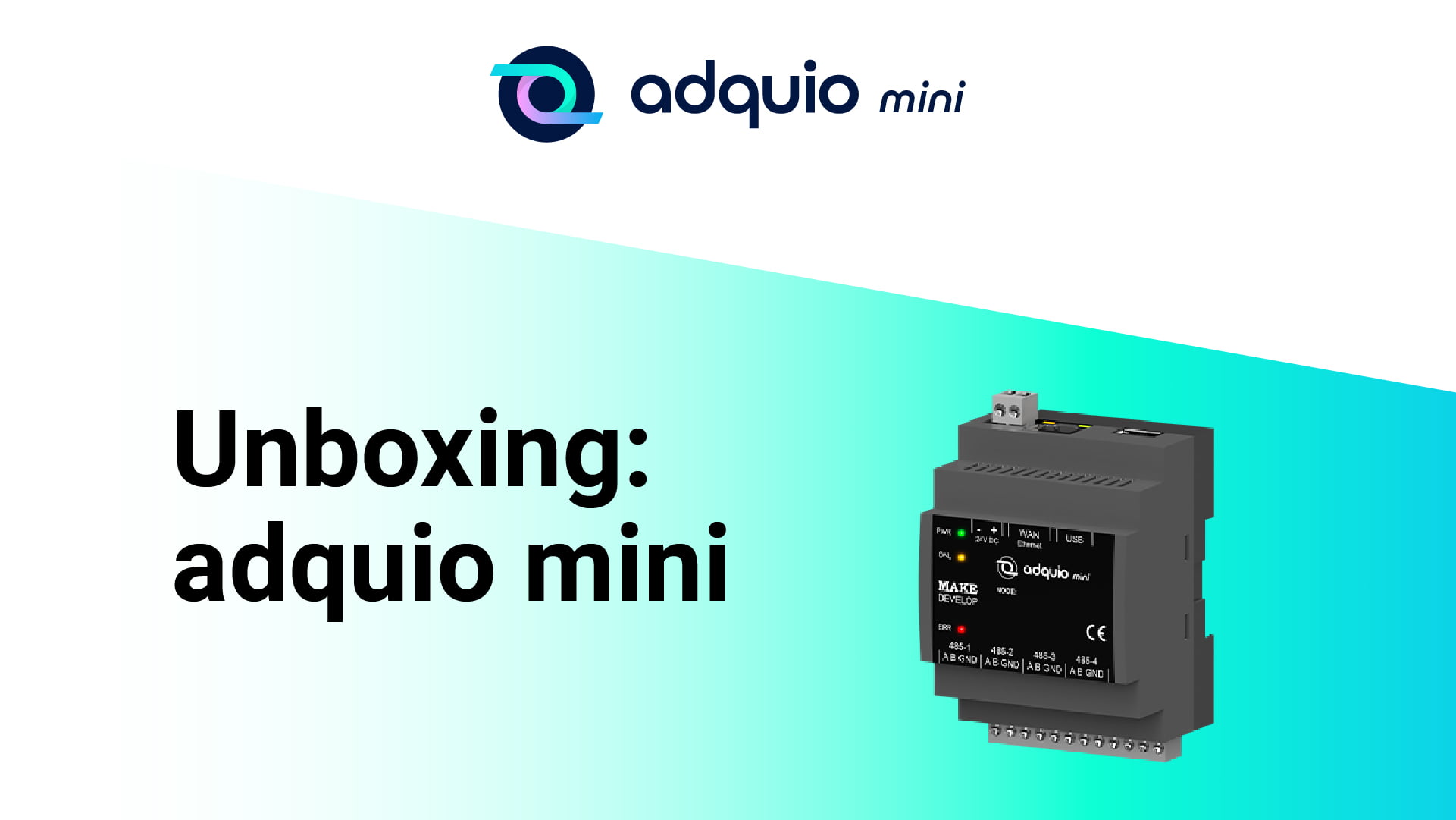 Unboxing Adquio Mini