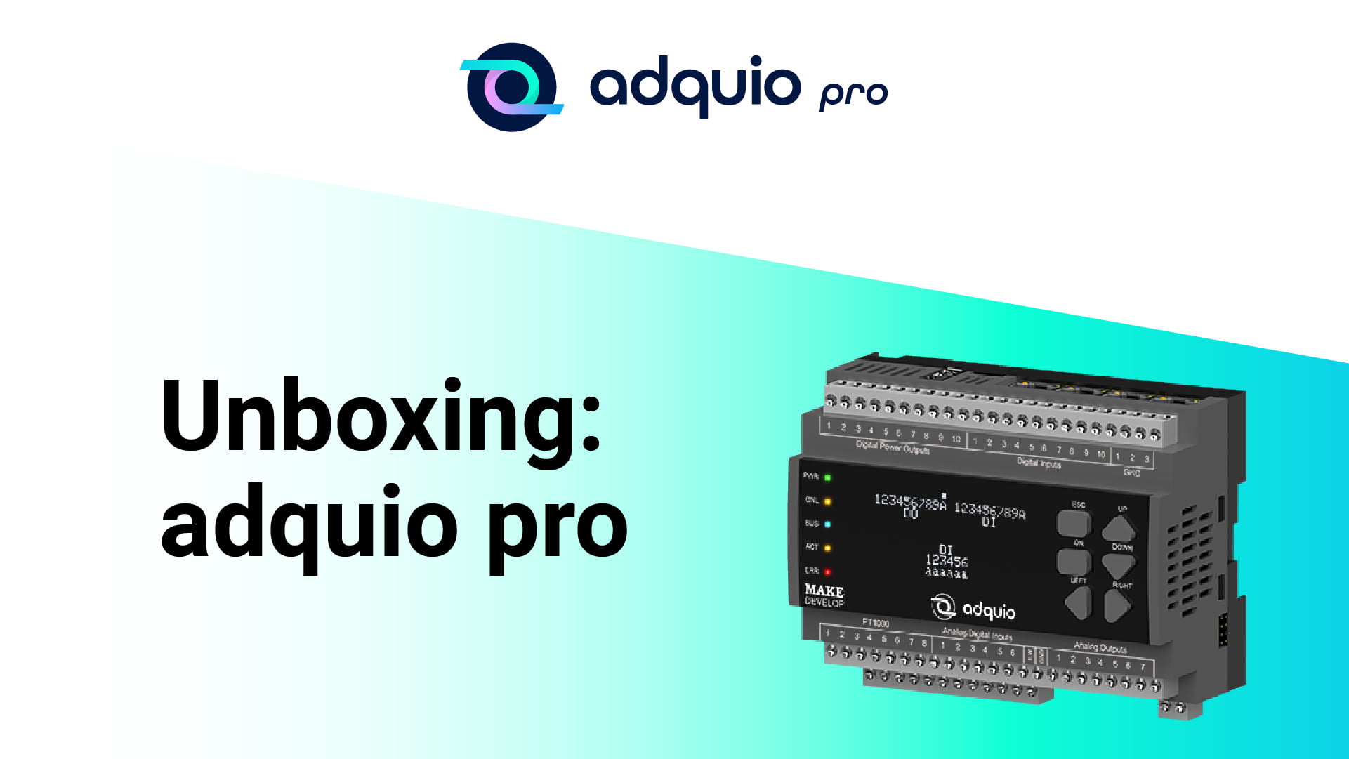 Unboxing Adquio Pro