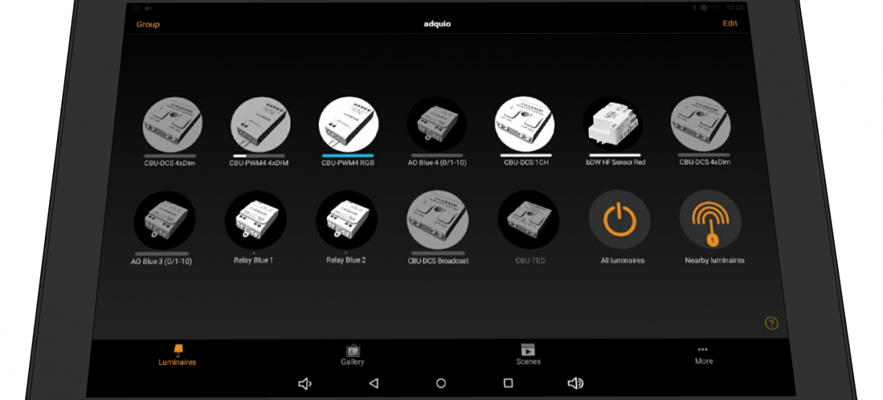 Adquio Screen Casambi Gateway