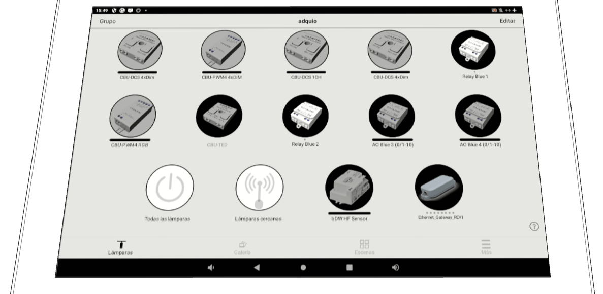 Adquio Screen Casambi Gateway White