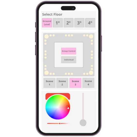iPhone 14 pro running Adquiio APP