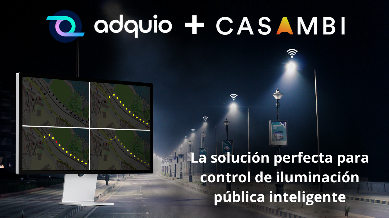 Optimización Avanzada del Control de Iluminación Pública con Casambi y Adquio