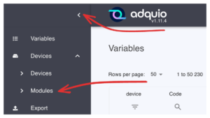 Importing file in Adquio