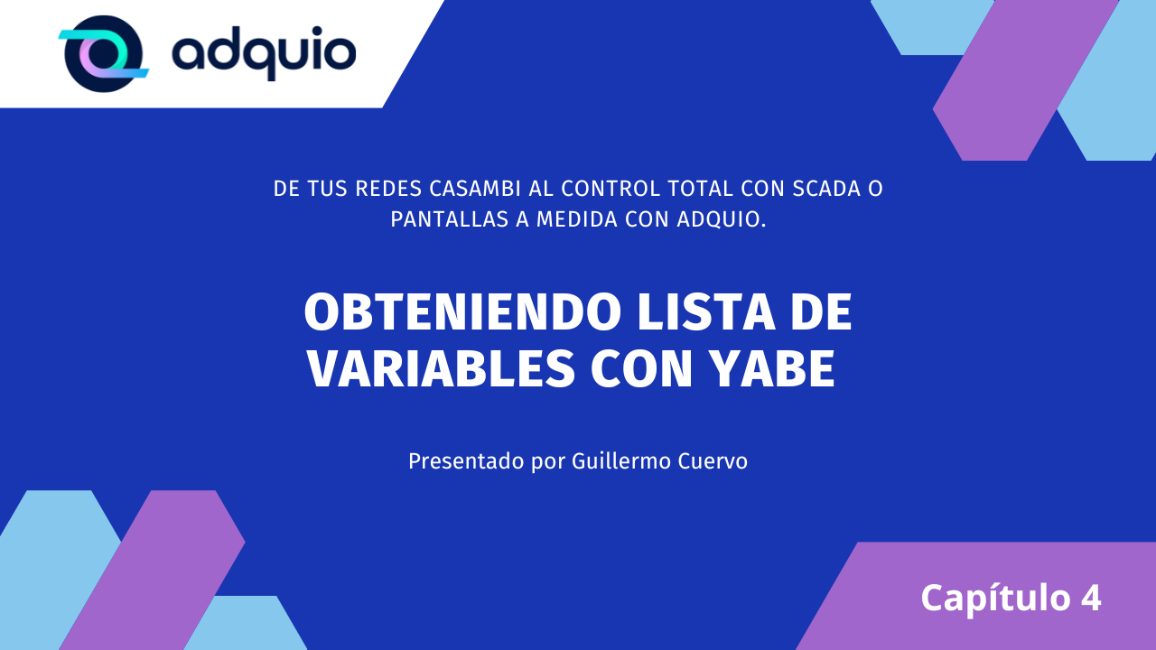 Capítulo 4: Obteniendo lista de variables con Yabe