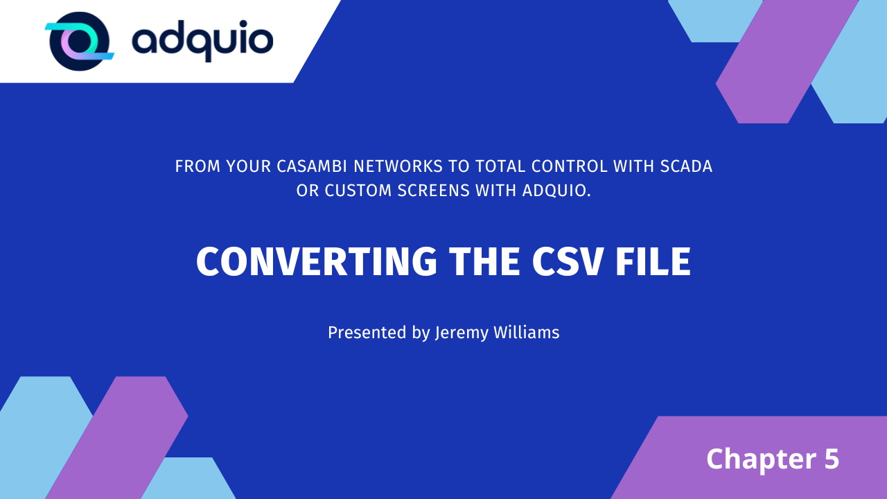 Chapter 5 - Converting CSV File