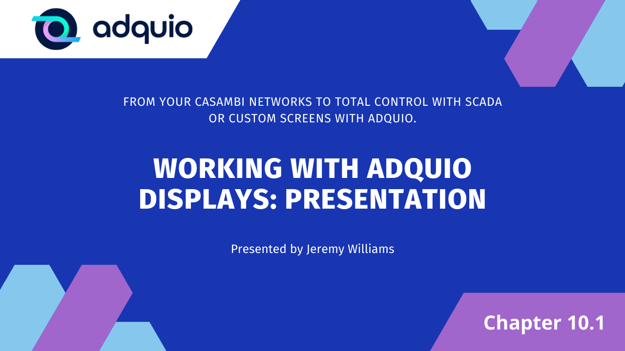 Chapter 10.1 - Design screens on Adquio