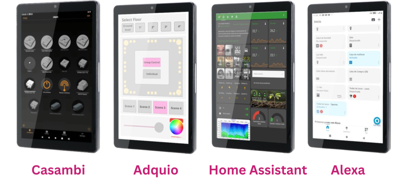 Adquio_8_Wall_Screen_Casambi_Adquio_Home_assistant_Alexa