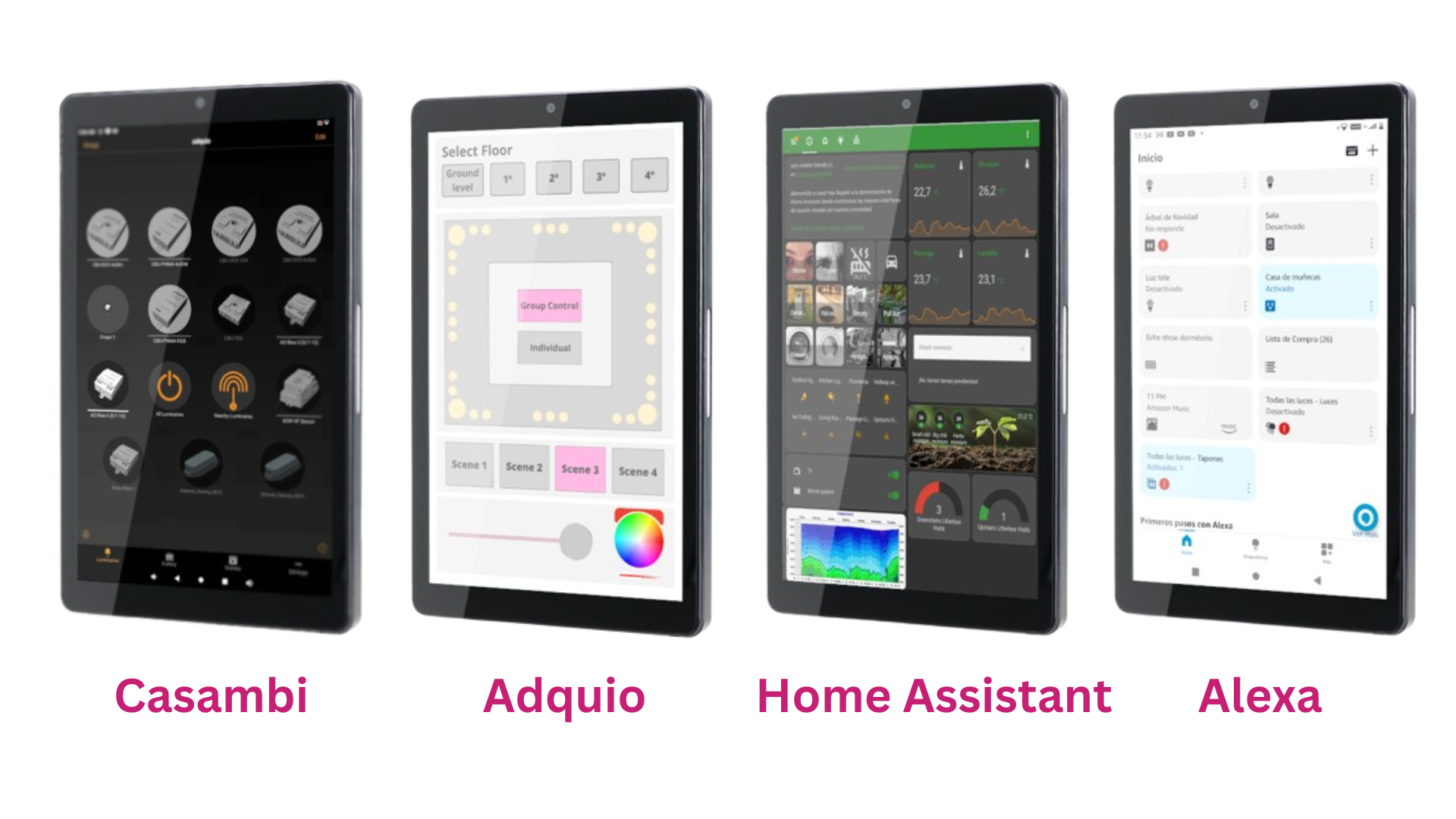 Adquio_8_Wall_Screen_Casambi_Adquio_Home_assistant_Alexa