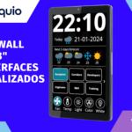 Adquio Wall Screen 8" con interface personalizado