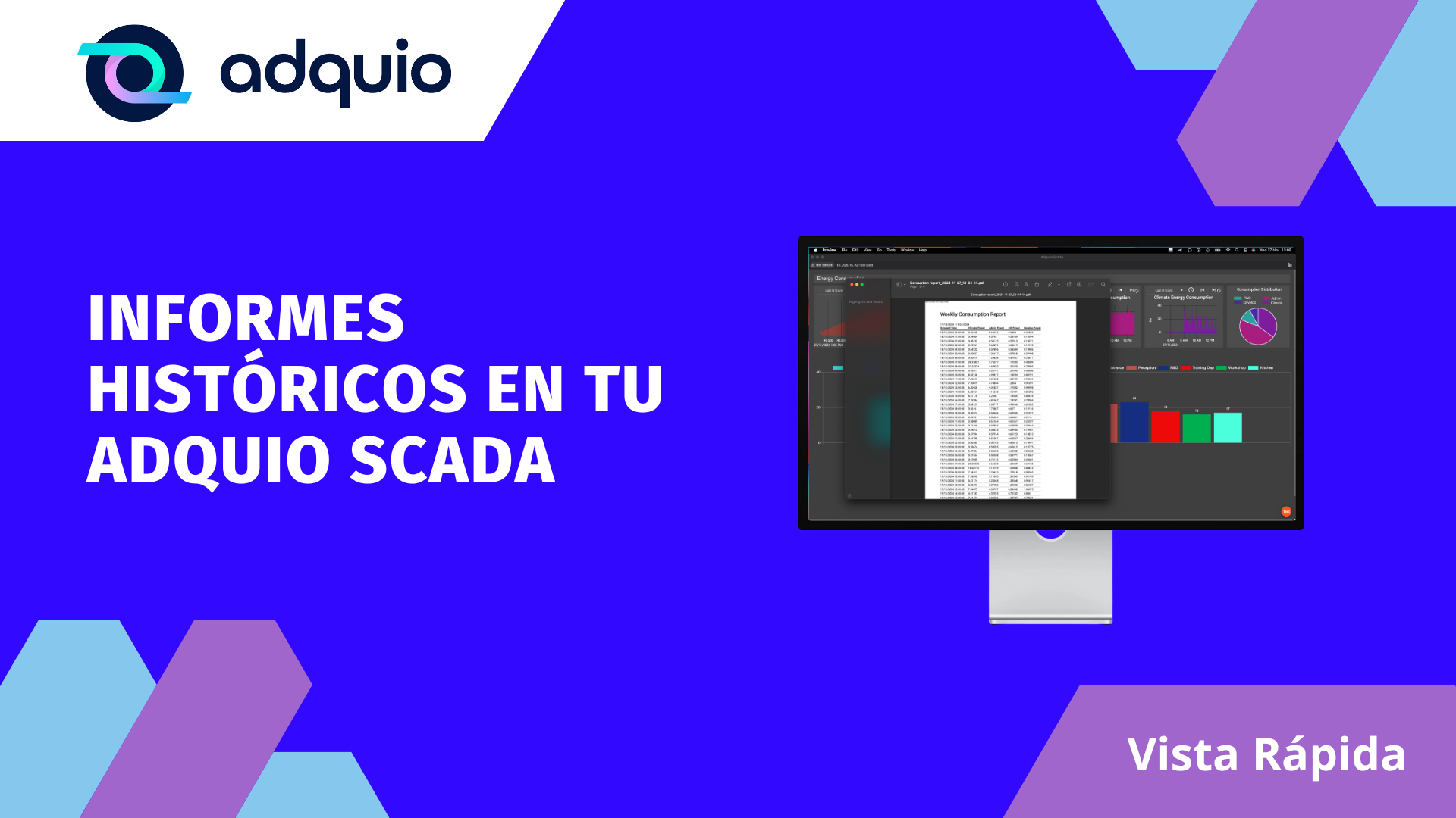 Crea Informes Personalizados en Adquio SCADA en Minutos