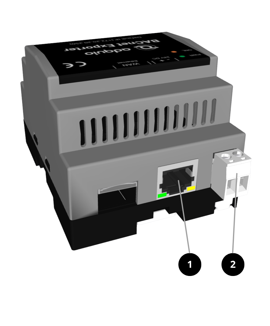 Adquio BACnet Exporter connectors