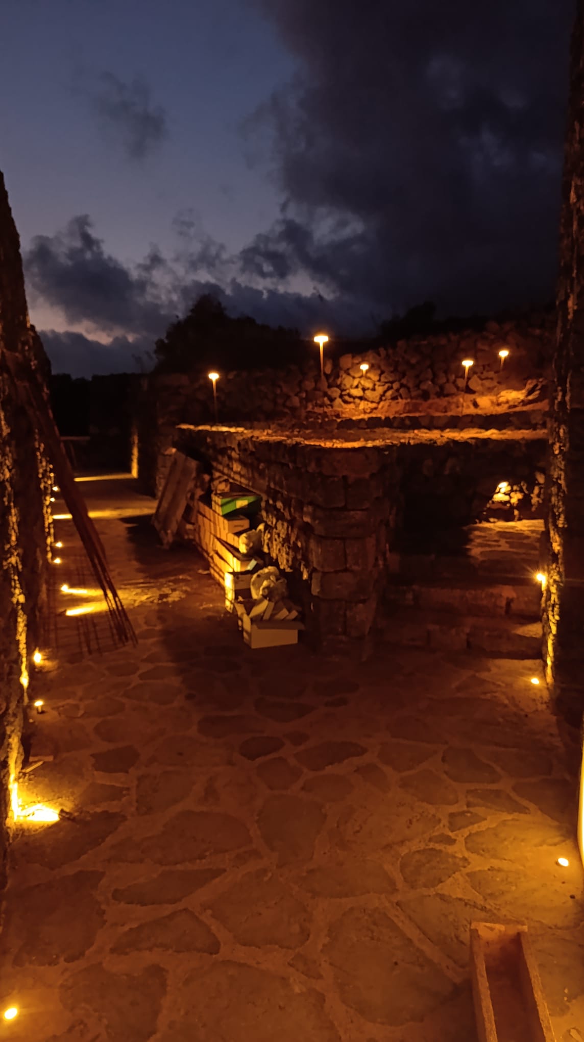 Outside lights partial view