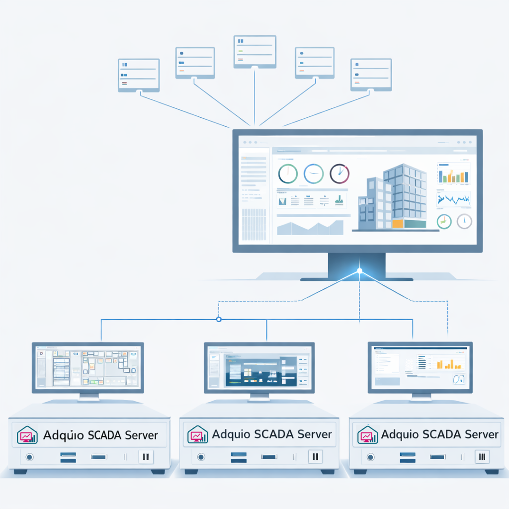 Adquio SCADA Arquitectura gerárquica Adquio SCADA Arquitectura gerárquica