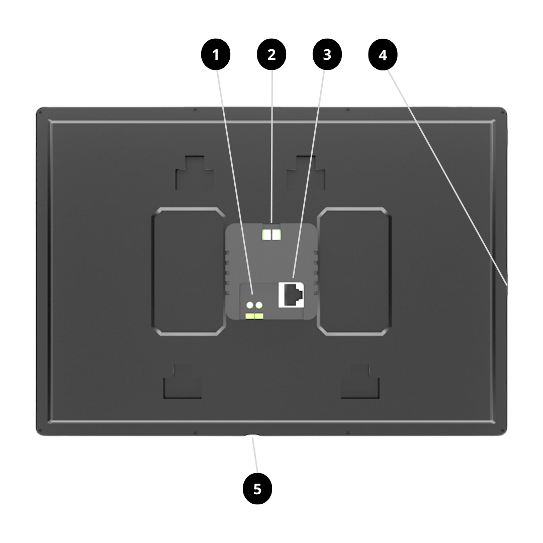 Adquio wall screen 10 back