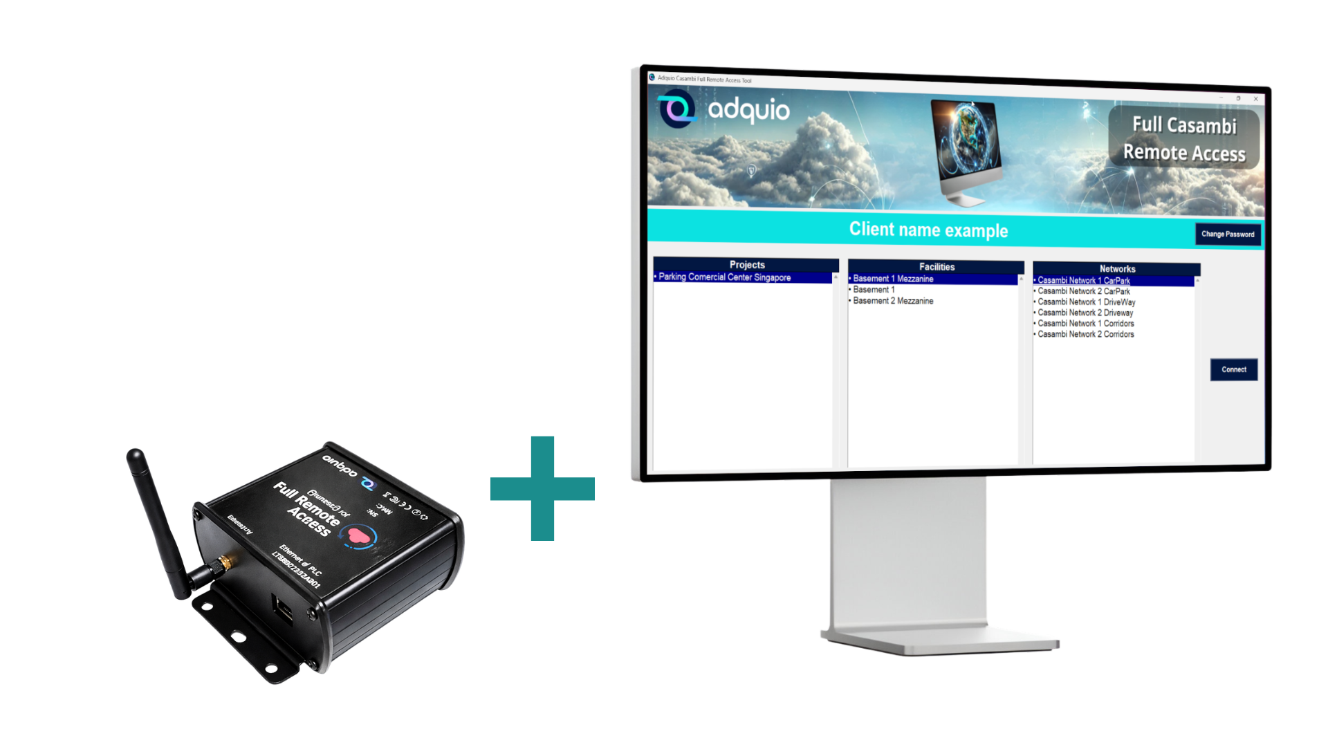 Adquio Full Remote access for Casambi 2.0 device-software