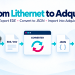 Lithernet Gateway and Adquio Mini in the EDE CSV to JSON conversion workflow